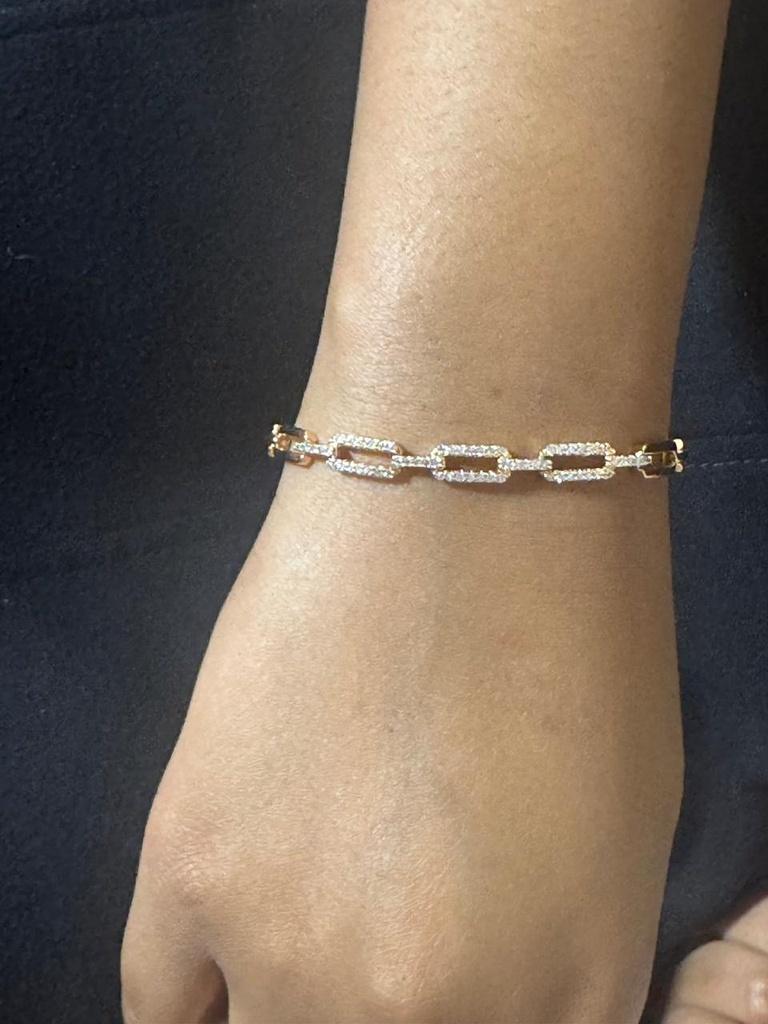 Gold Rectangular Bracelet